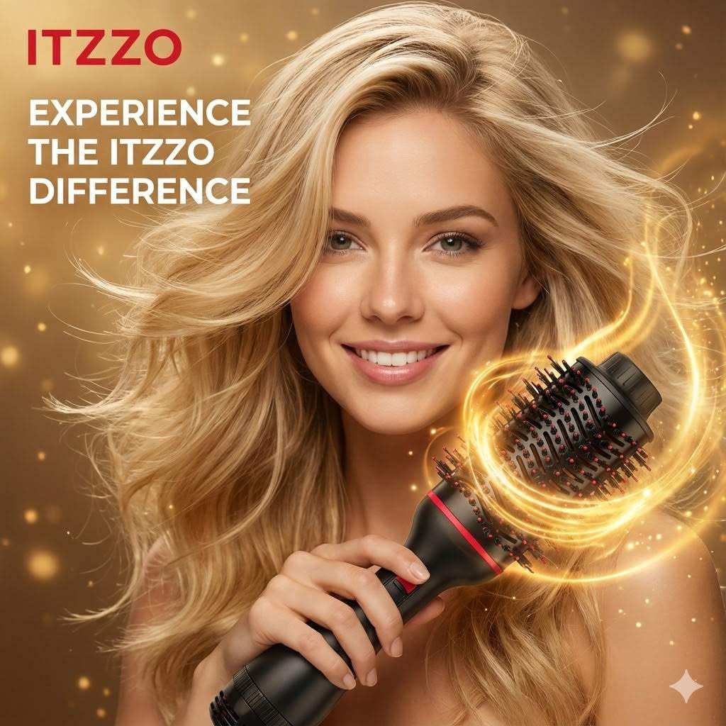 ITZZO® 4-in-1 Hair Dryer Brush & Volumizer