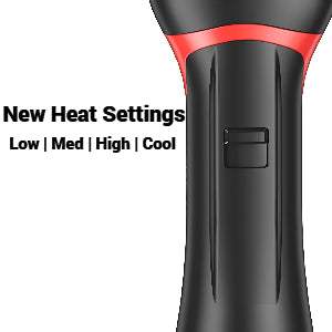 Hair Dryer Brush Blow Dryer, 4 in 1 Fast Drying Hair Styler Volumizer with Negative Ionic & Ceramic Barrel for All Hair Types, Hair Brush Blow Dryer & Hot Air Straightener, Multi-Temperature Setting