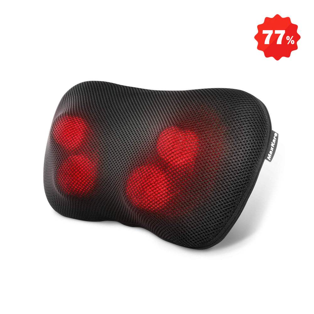 Shiastu Back Neck Massager with Heat, Shiatsu Deep-Kneading Massage for Muscle Pain Relief Spa-Like Soothing for Home Car and Office