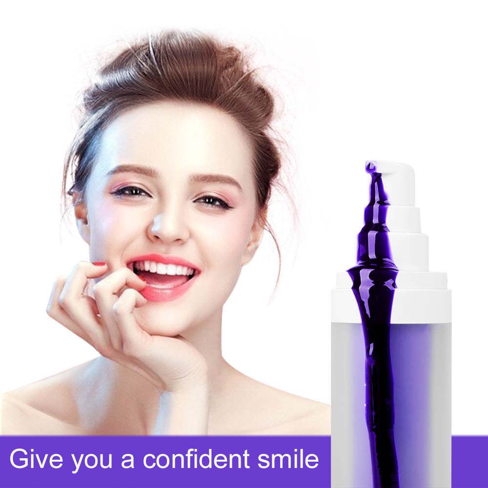 ITZZO Color Corrector Tooth Stain Removal | Teeth Whitening Booster | Purple Toothpaste |  Enamel-Safe - Goshop2gain, LLC