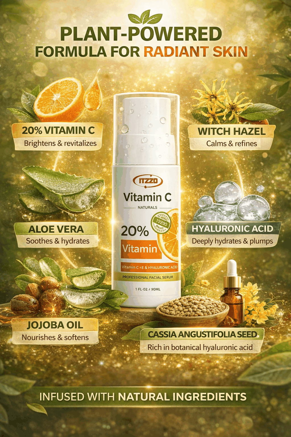 ITZZO® Vitamin C Face Serum
