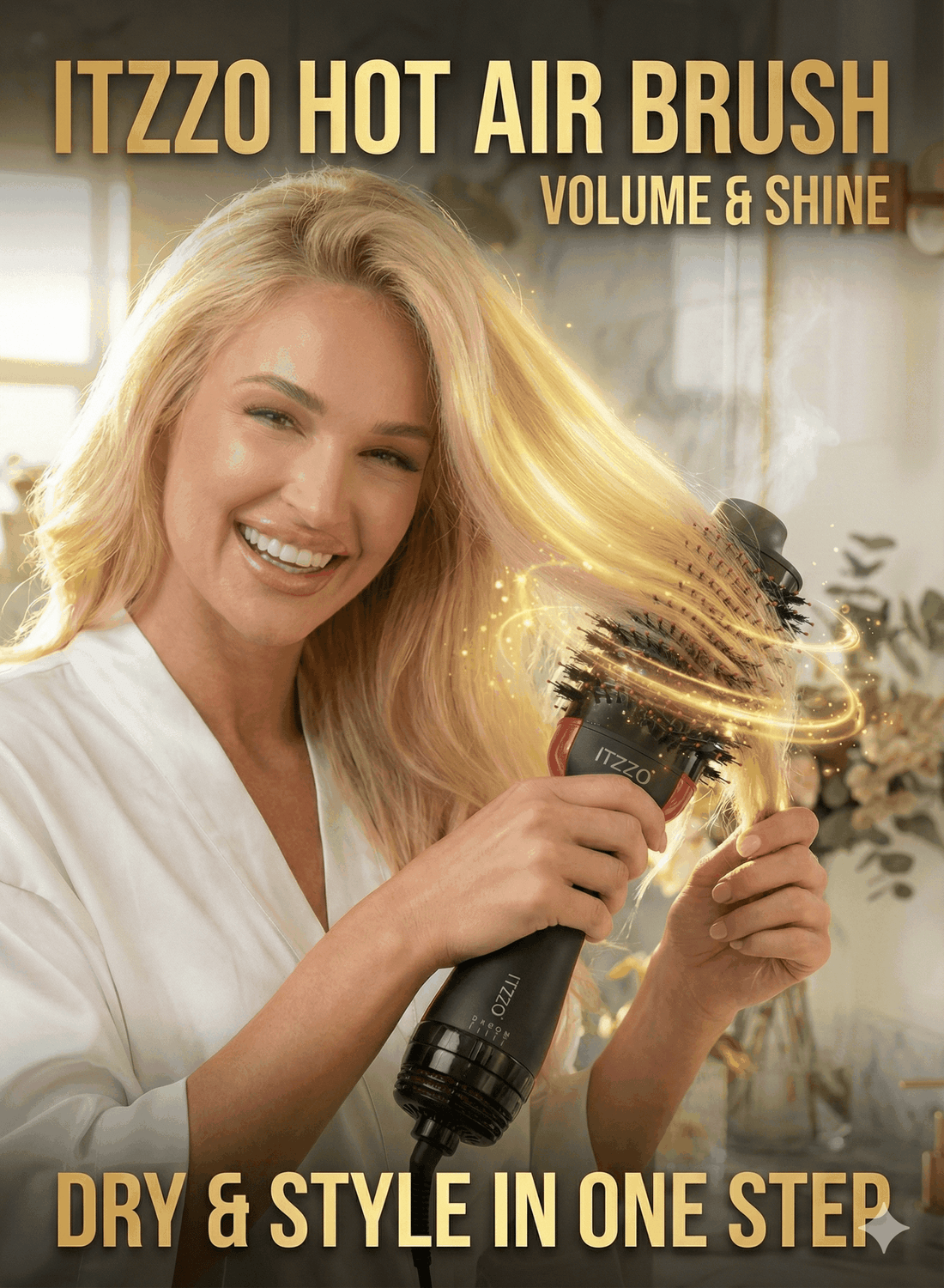 4-in-1 Hair Dryer Brush &amp; Volumizer