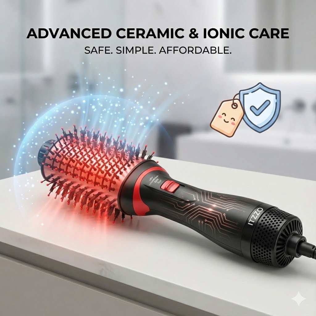 ITZZO® 4-in-1 Hair Dryer Brush &amp; Volumizer