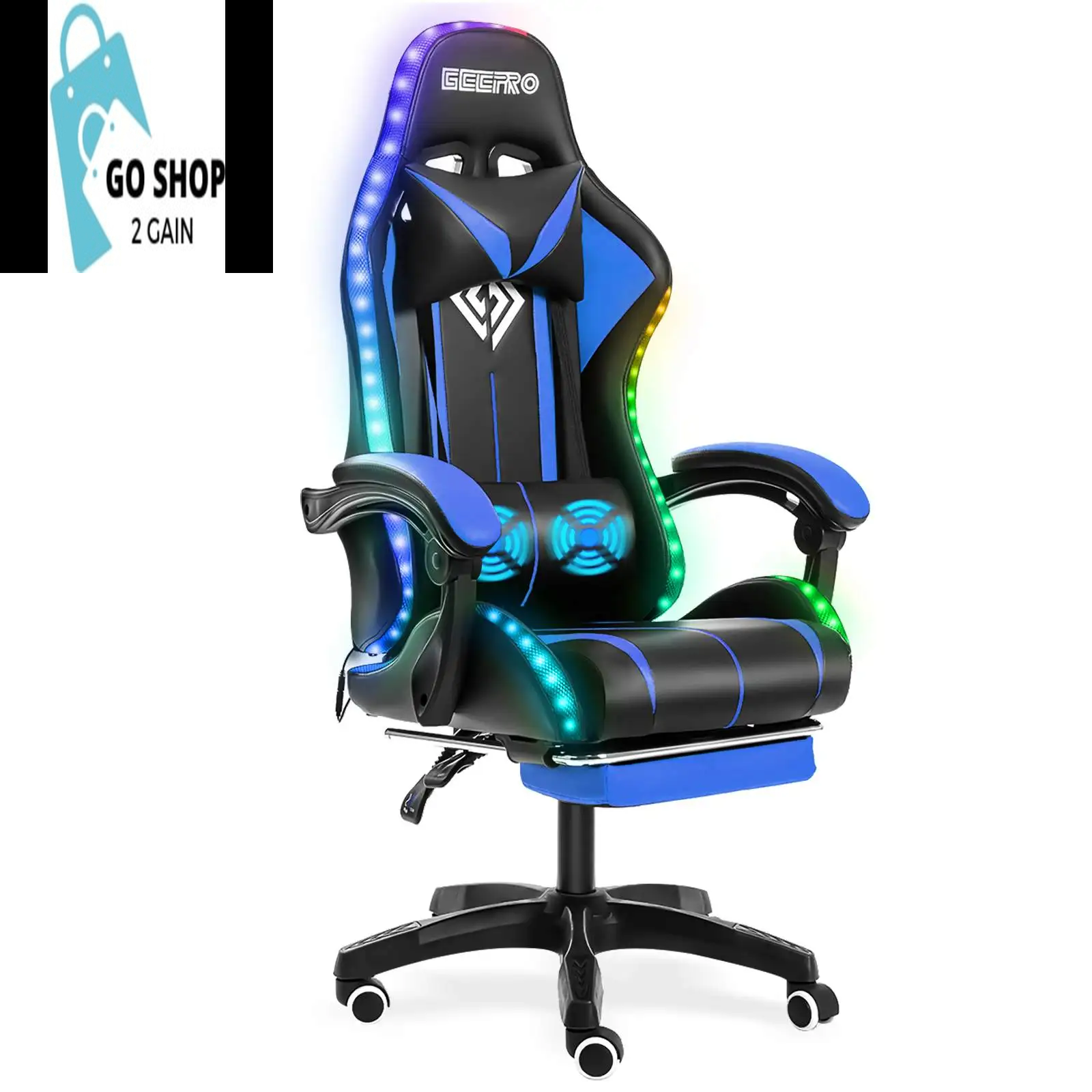 Ultimate Gaming Chair: RGB Light, Ergonomic Design, and 2-Point - Main Image