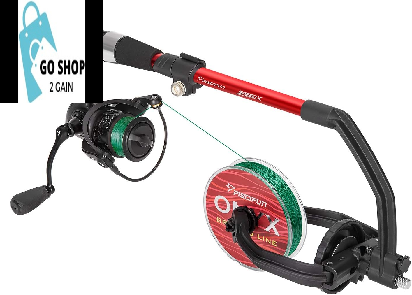 Speed X Fishing Line Winder with Unwinding - Spooling Station for Spinning, Cast, and Spincast Reels