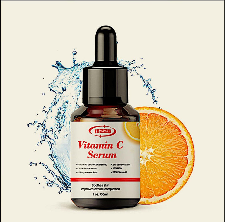 2024 New Vitamin C Face Serum with Hyaluronic Acid - anti Aging Serum - Reduce Dark Spots, Acne & Wrinkles - Retinol, Niacinamide & Salicylic Acid, Brightening Skin Serum for Glowing Skin