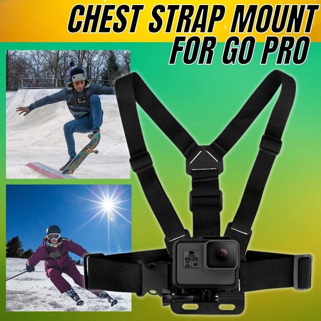 Chest Harness Body Strap Mount Accessories Adjustable for Iphone Gopro Android