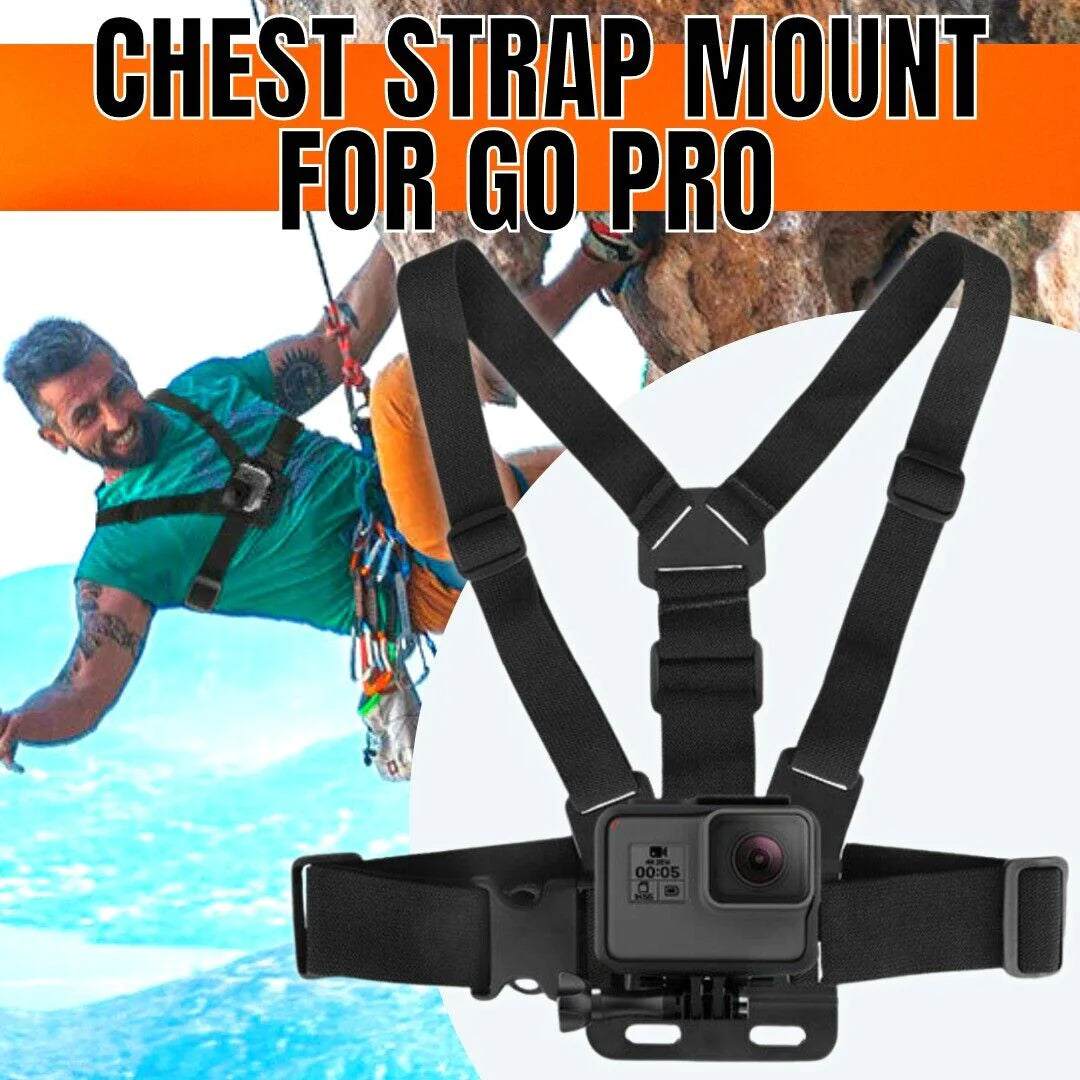 Chest Harness Body Strap Mount Accessories Adjustable for Iphone Gopro Android