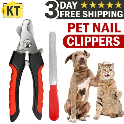 Dog Nail Clippers and Trimmer with Safety Guard Razor Sharp Blades Pet Grooming