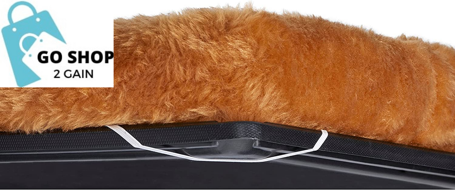 Bolster Dog Bed 18L-Inch Cinnamon Dog Bed or Cat Bed W/ Comfortable Bolster | Ideal for &quot;Toy&quot; Dog Breeds &amp; Fits an 18-Inch Dog Crate | Easy Maintenance Machine Wash &amp; Dry